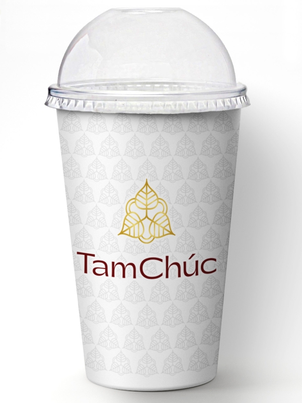 Cốc giấy Tam Chúc12oz, 16oz